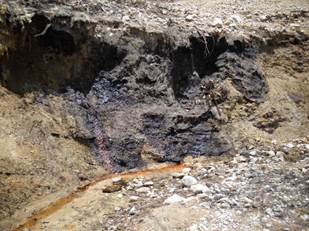 Exhumed oil field, Dominican Republic 